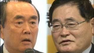 亀井氏が平沼氏に国民新党への合流を正式要請（09/11/19）