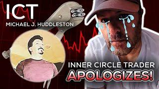 ICT Inner Circle Trader | Apologizes To Vinny E Mini | SMC Scam Exposed!