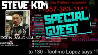 Steve Kim ESPN Journalist joins the boxing live stream.