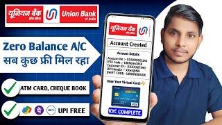 Union Bank Of India Zero Balance Account Opening New Process | Union Bank Online Account Opening