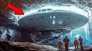 Schockierende Entdeckung! Riesiges UFO in einer geheimen Höhle gefunden!