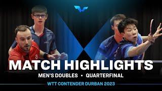 Xu Haidong/Xu Yingbin vs Simon Gauzy/Lebrun | MD QF | WTT Contender Durban 2023