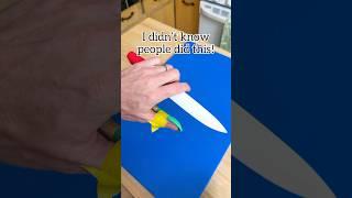 Have you tried this spoon cutting hack! #tips #hacks #kitchen   #mealprep #chef