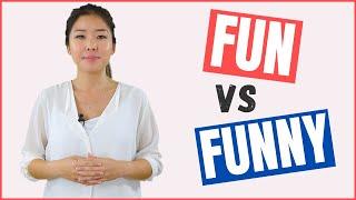 FUN vs FUNNY Difference, Meaning, Example Sentences | Learn English Vocabulary