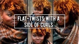 FLAT-TWISTS WITH A SIDE OF CURLS | CharyJay