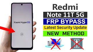 Redmi Note 11T 5G Google Account Bypass | Hyper OS Latest Update - without pc