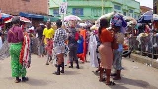 4K BIGGEST OPEN AFRICAN STREET MARKET COMPLETE TOUR GHANA ACCRA