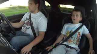 9 year old brother's reaction to first drive in Ford Focus RS MK2