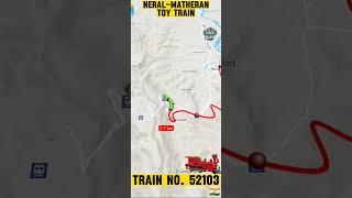 Neral-Matheran Toy Train | Train Number 52103 | #train #traintraveler  #toytrain