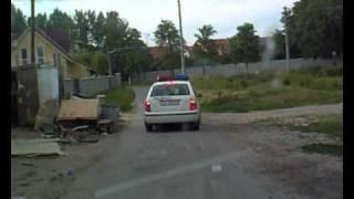 Response drive Police assistance/ Výjazd pohotovostneho vozidla asistencia Policií