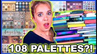 RANKING ALL 108 PALETTES I TRIED IN 2024 | Worst To Best! |