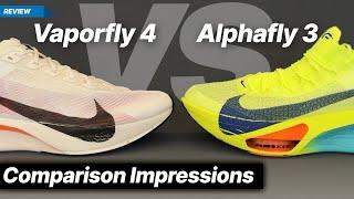 Nike Vaporfly 4 vs Nike Alphafly 3