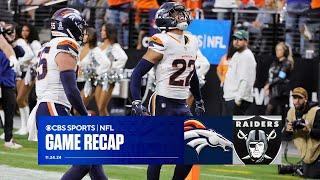 Bo Nix, Broncos PULL AWAY against Raiders for first win in Las Vegas | Game Recap