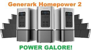 Generark Homepower 2 Solar Generator plus 2200W - 4400W Battery Backup Power Stations Review