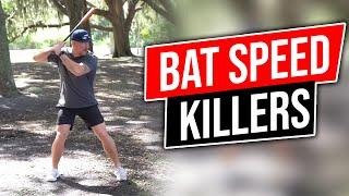 9 Bat Speed Killers - If you fix these, YOU WILL HIT HOMERUNS! [Increased Power & Exit Velocity]