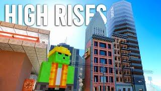 Building MORE Large Buildings! - Let's Play Minecraft 638