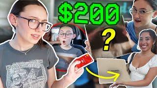 GIVING MY FRIENDS $200 TO BUY ME VINYL RECORDS… (vlog + haul)