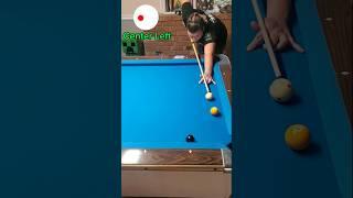 Playing position on the 8-ball #billiards #9ball #poolplayer #pool #8ballpool #poolpractice #cueball