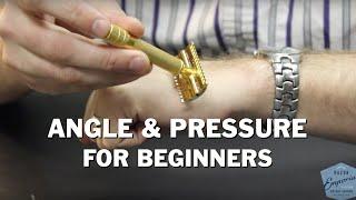 Beginner Wetshaving How To Learn Angle and Pressure for DE Safety & Straight Razors