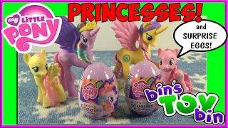 My Little Pony Princess Sterling & Gold Lily + MLP Surprise Eggs! Review by Bin's Toy Bin