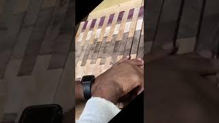 Cutting board: creating the pattern #shorts #woodworking #endgrain #cuttingboard