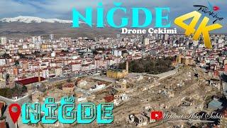 NİĞDE Şehir Merkezi ve Niğde Kalesi / Havadan 4K Drone Çekimi / 2.3.24