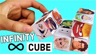 DIY PAPER INFINITY CUBE IN TWO MINUTES! Easy to make!