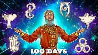 I Spent 100 Days In Skyrim Legendary Difficulty Becoming A Master Enchanter (Skyrim Movie)