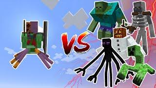 The Mr Spook VS Mutant Monsters - Mob Battles In Minecraft