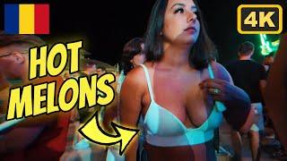  [4K] Beach Party Nightlife | Vama Veche, Romania | 2024