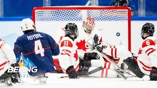 Team USA sled hockey demolishes Canada 5-0 in Paralympic opener | NBC Sports