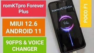 POCO F1 | romKTpro Forever Plus for POCO F1 | Performance based review | MIUI Android 11 POCOF1