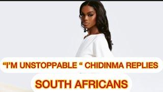 Chidinma Adetshina, Miss Universe Nigeria  Finally Replies South Africans