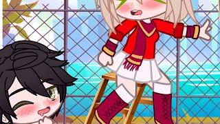 Ah, Im riding on ladder | gacha club | gacha life | gacha? Read description