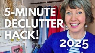 5-MINUTE Decluttering HACK! Get Organized in 2025 | Minimalist Home Reset