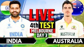 India vs Australia, 4th Test, Day 3 | IND vs AUS Live Match| Live Cricket Match Today, 2nd Session