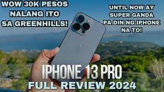 IPHONE 13 PRO FULL REVIEW IN 2024! - MAS PINA SULIT NA ANG PRICE NITO NGAYON! PERFECT PHONE TO BUY!?