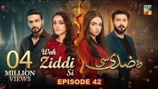 Woh Ziddi Si Episode 42 | 7th January 2025 | Aina Asif & Shazeal Shaukat | HUM TV Drama Review