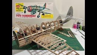 SKippy's Guillow's P47 Thunderbolt Conversion Part 4