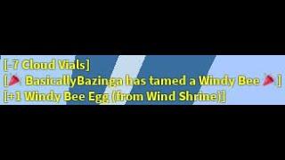 Windy Bee Tamed! (Bee Swarm Simulator ROBLOX)