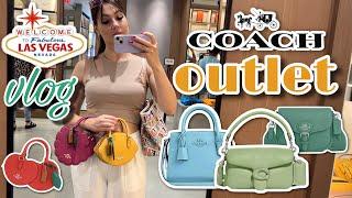 Follow me around the Las Vegas Coach OUTLET | Sopping in the US 2024