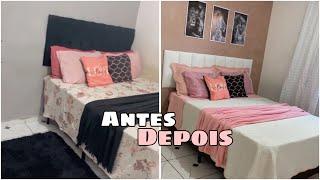 Reformei meu quarto inspiração do Pinterest 