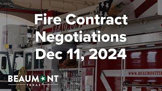 Fire Contract Negotiations Dec 11, 2024