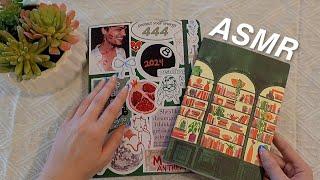 ASMR my 2024 journal flip through  ⋆ ˚｡⋆୨୧˚ + 2025 journal set up