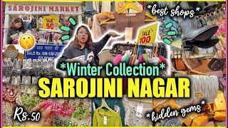 Sarojini Nagar Market WINTER COLLECTION! BEST SHOPS, HIDDEN GEMS, Boots & Sweaters! ThatQuirkyMiss