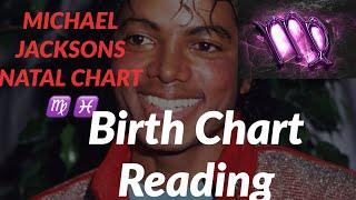 MICHAEL JACKSONS NATAL CHART ︎ ︎ Celebrity Birth Chart Reading