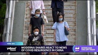 Moderna shares react to Covid resurgence news in China