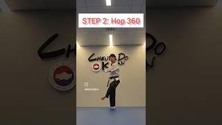 720 kick tutorial for beginners #wongchukhang #taekwondo #cheungdokwan