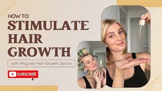 Stimulate Hair Growth with Mayraki Hair Growth Serum #hair #hairgrowth #haircare #youtube #shorts