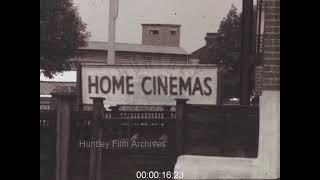 "Home Cinema" Sign and Garden Grounds, 1950s - Film 1004749